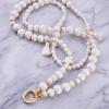 WhiteStar 88 GoldShiny, lange Edelstein Wechselkette